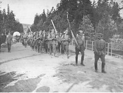 Związek Strzelecki --- ćwiczenia w Zakopanem 1913. Fot. NAC. 1-H-154-3
